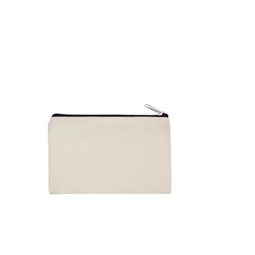 Pochette en coton canvas – petit modèle noir 1 Pochette en coton canvas - petit modèle