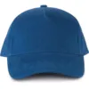 Casquette 5 panneaux bleu royal 1 Casquette 5 panneaux