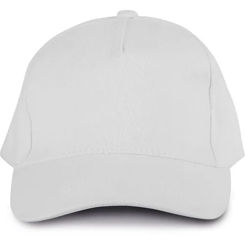 Casquette 5 panneaux blanc 1 Casquette 5 panneaux