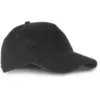 Casquette 5 panneaux en coton bio noir 2 Casquette 5 panneaux en coton bio