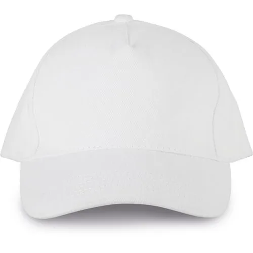 Casquette 5 panneaux en coton bio