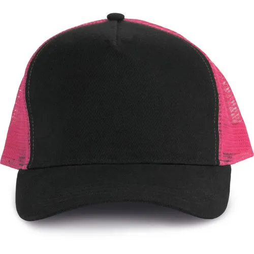 Casquette trucker – 5 panneaux k-up fuchsia 260 g/m² coton taille unique 1 Casquette trucker - 5 panneaux