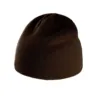 Bonnet tricoté chocolat 1 Bonnet tricoté