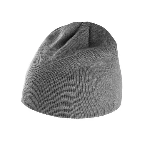 Bonnet tricoté gris 1 Bonnet tricoté