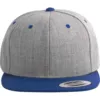 Casquette visière plate – 6 panneaux bleu royal 2 Casquette visière plate - 6 panneaux
