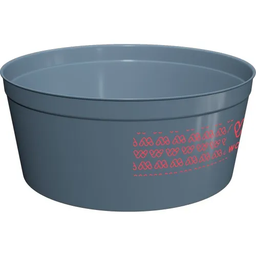 Bol personnalisé gris - Impression sérigraphie 1 couleur