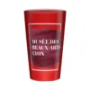 Gobelet réutilisable personnalisé 25cl noir – Quadrichromie rouge 1 Gobelet réutilisable personnalisé 25cl - Quadrichromie