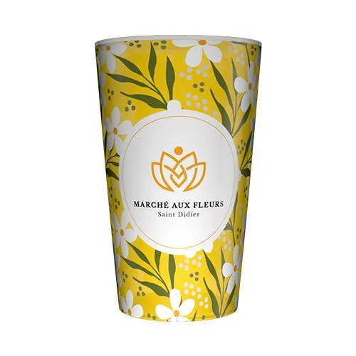 Gobelet réutilisable personnalisé 25cl - Quadrichromie