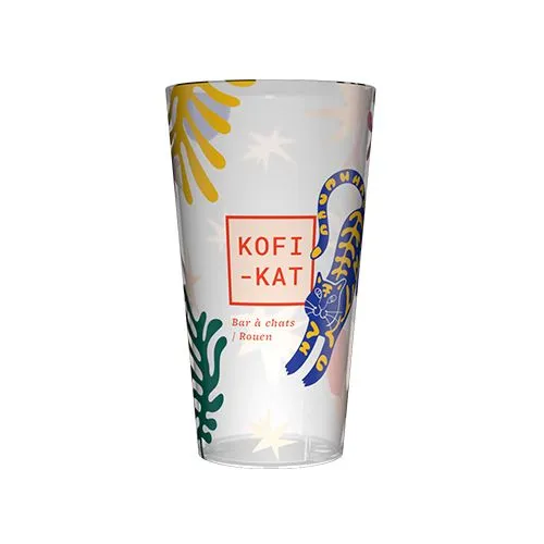 Gobelet réutilisable personnalisé 33cl - Quadrichromie