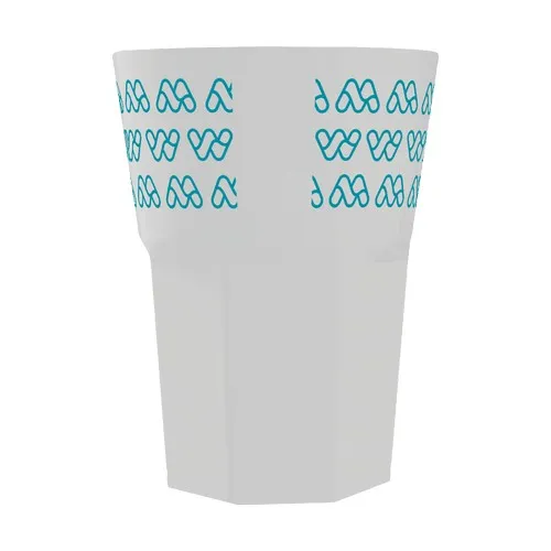 Verre mojito Fresh blanc opaque personnalisé - Sérigraphie 1 couleur