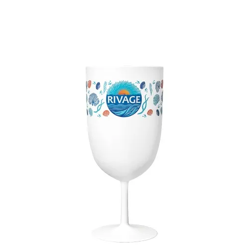 Verre à vin Events personnalisé 18 cl blanc - Quadrichromie
