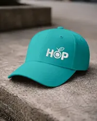 Casquette Casquette brodée avec le logo Hop Textile