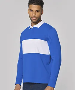 Polo rugby personnalisé à broder avec votre logo