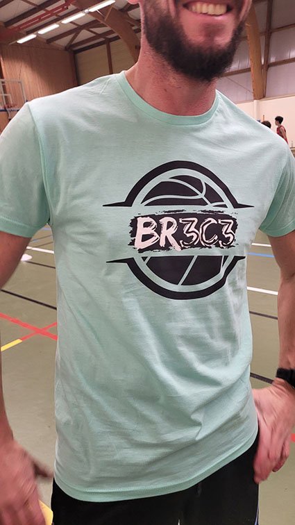 Teeshirt imprimé en sérigraphie