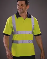 polo haute visibilité peronnalisé