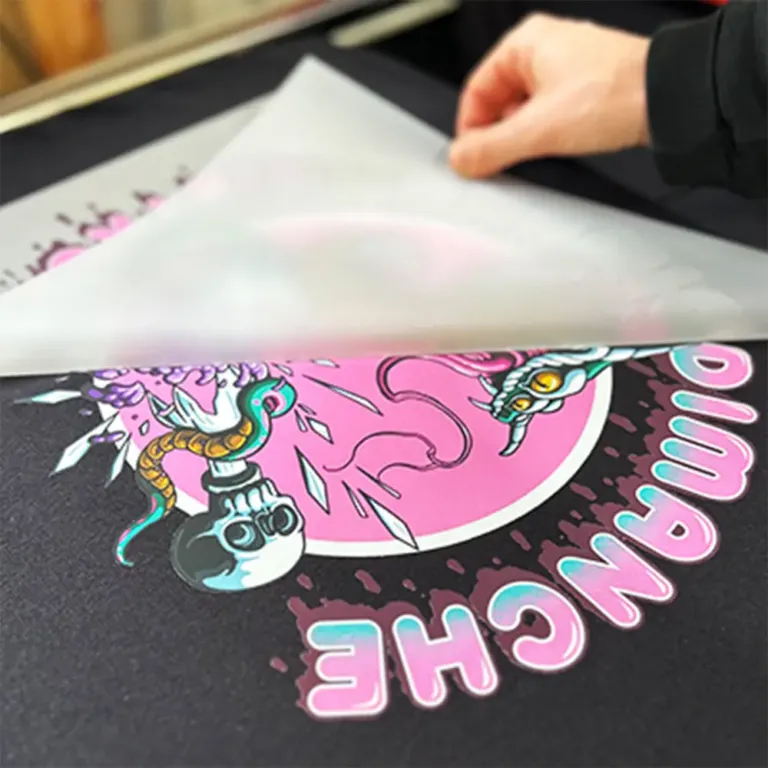 Transfert DTF sur textile