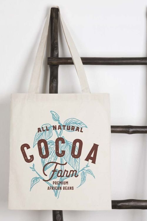 Tote bag coton Sac shopping imprimé en 24 h par HOP Textile