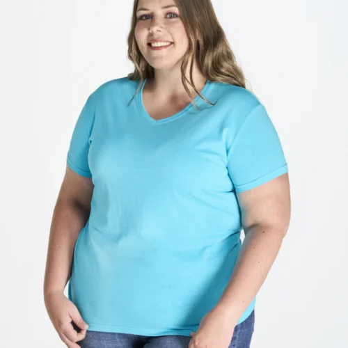 T-shirt femme JHK Curves V-Neck