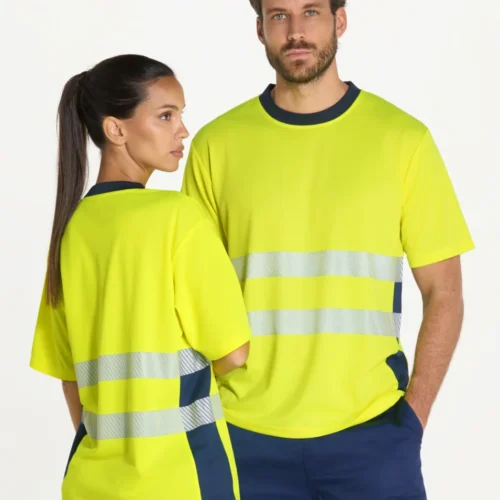 T-shirt haute visibilité unisexe JHK HV01U00