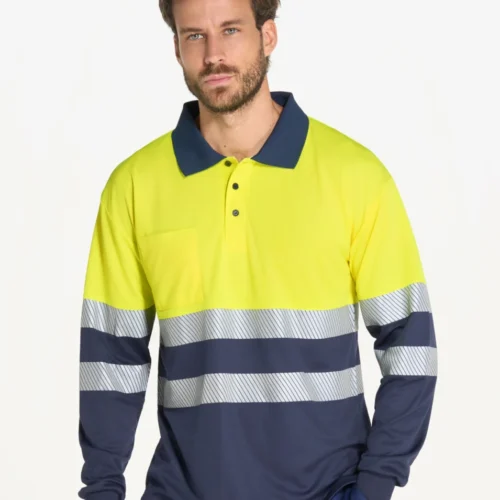 Polo haute visibilité unisexe JHK HV02U00LS