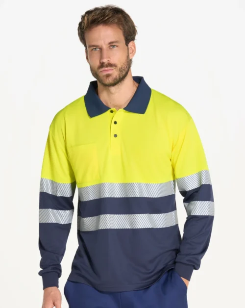 Polo haute visibilité unisexe JHK HV02U00LS