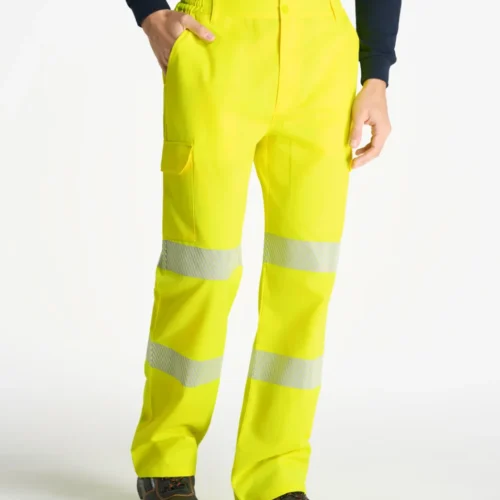 Pantalon multipoches haute visibilité unisexe JHK HV12U01