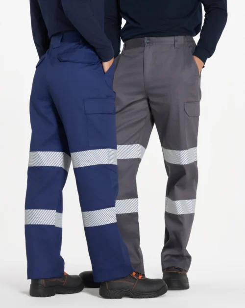 Pantalon multipoches haute visibilité unisexe JHK HV12U02