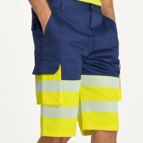 Bermuda multipoches haute visibilité unisexe JHK HV13U00