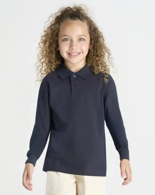 Polo enfant JHK PKID210LS Polo enfant JHK PKID210LS