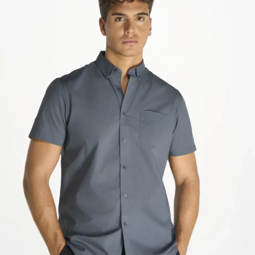 Chemise homme JHK Ss Popelin