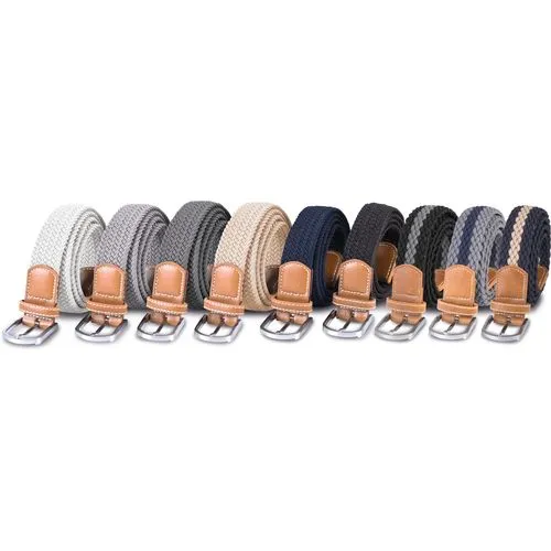 Ceinture tressée élastiquée