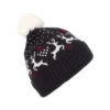 Bonnet de Noël motifs rennes 7 Bonnet de Noël motifs rennes