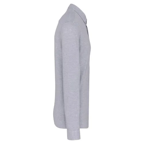 Chemise maille piquée manches longues