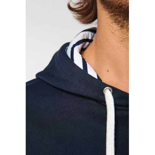 Sweat-shirt à capuche contrastée à motifs unisexe 13 Sweat-shirt à capuche contrastée à motifs unisexe