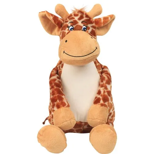 Peluche zippée Girafe