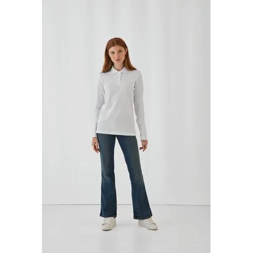 Polo femme ID.001 manches longues