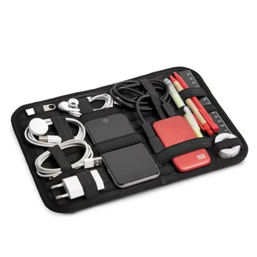 Tablette organiseur porte-câbles et accessoires