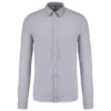 Chemise maille piquée manches longues