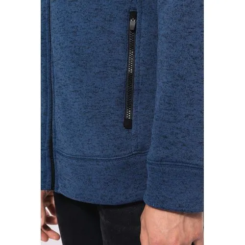 Veste zippée chinée homme 9 Veste zippée chinée homme