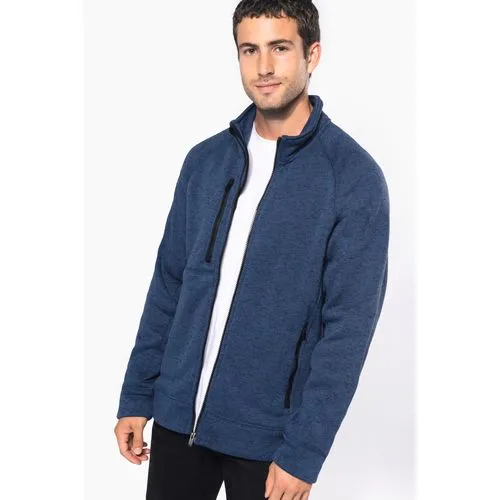 Veste zippée chinée homme 3 Veste zippée chinée homme