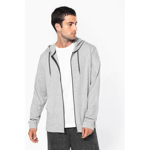 Veste coton légère à capuche