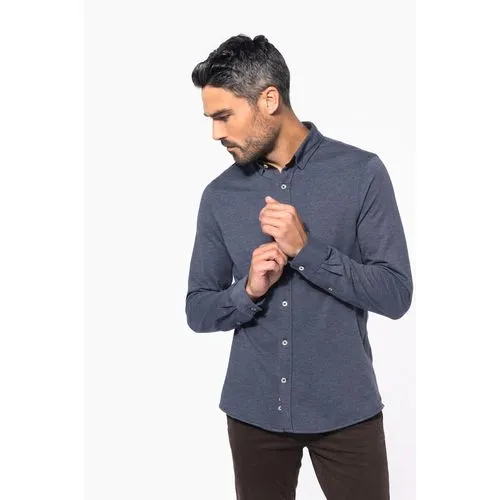 Chemise jacquard manches longues 3 Chemise jacquard manches longues