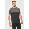 T-shirt bicolore écoresponsable manches courtes unisexe