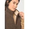 Bodywarmer polaire avec intérieur sherpa unisexe