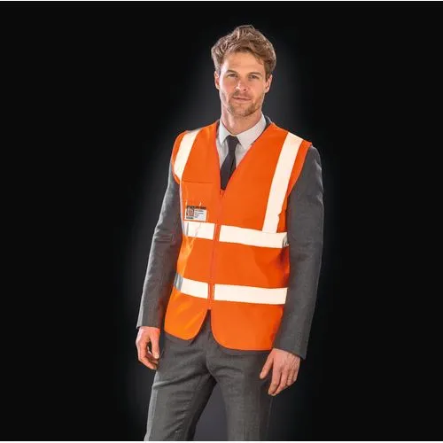 Gilet de sécurité zippé