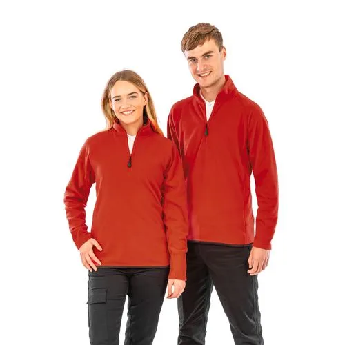 Micropolaire recyclée col zippé