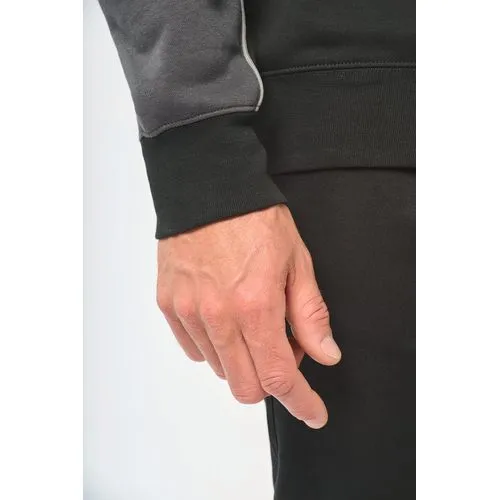 Sweat-shirt écoresponsable col zippé unisexe