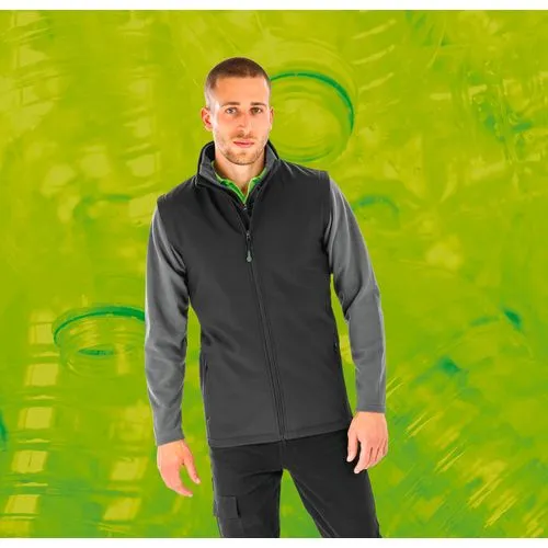 Bodywarmer softshell homme recyclé