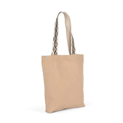 Sac shopping recyclé à fond plat
