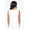 T-shirt écoresponsable  crop sans manche femme